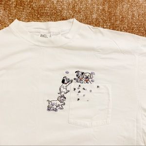 Vintage 101 Dalmatians Pocket T-Shirt